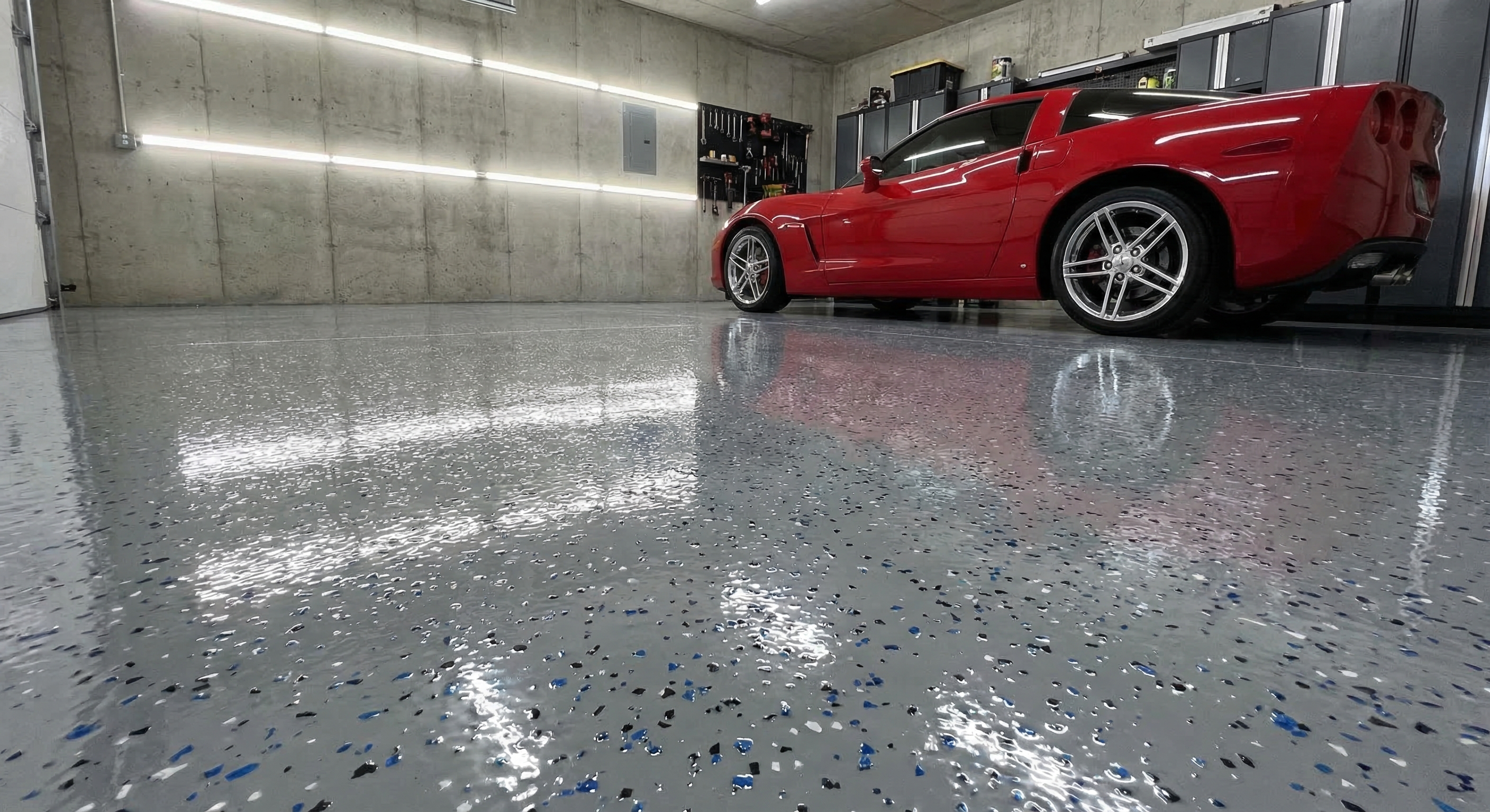 After - empty clean garage